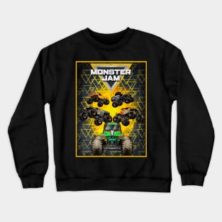 The Five Monster on Yellow Crewneck Sweatshirt